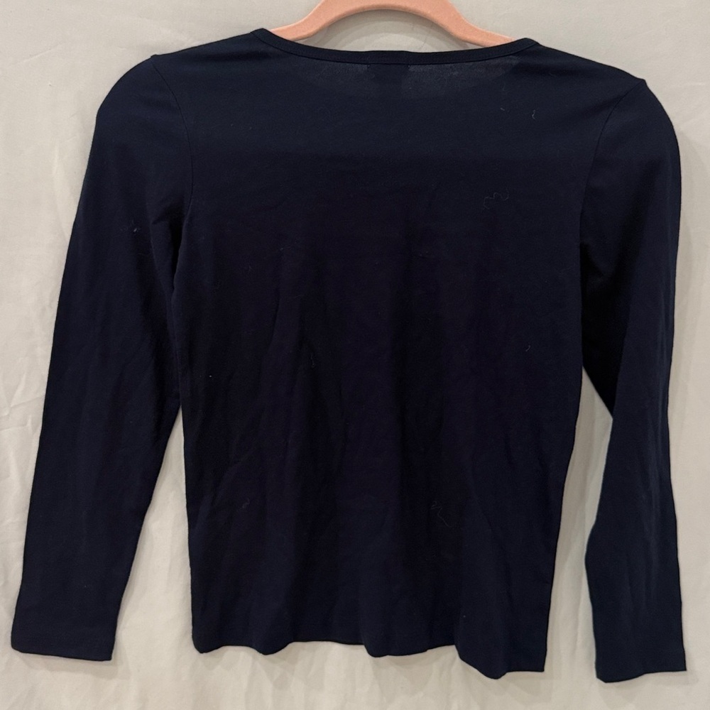 Crewcuts Jcrew Big Heart navy t shirt size 10 NWT - Picture 4 of 4